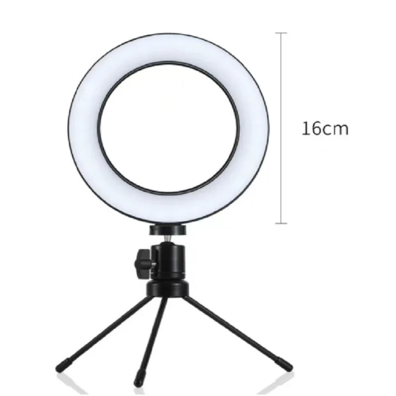 Ring Light com Tripé de Mesa
