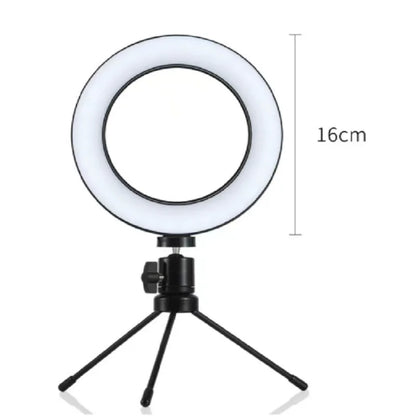 Ring Light com Tripé de Mesa