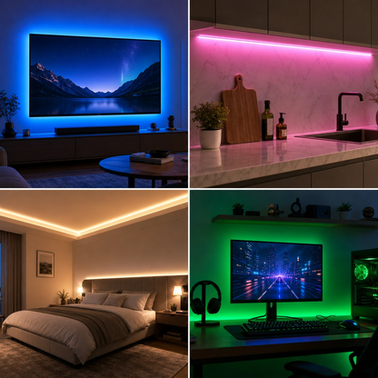 Fita LED RGB 5M Autoadesiva