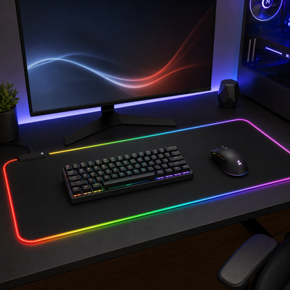 Mousepad Deskmat RGB XL Impermeável