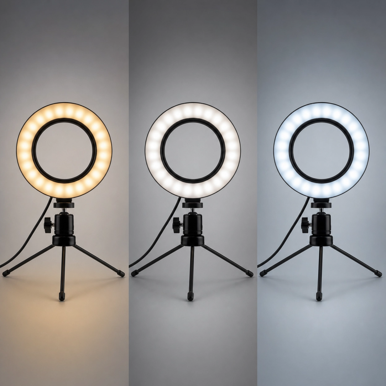 Ring Light com Tripé de Mesa