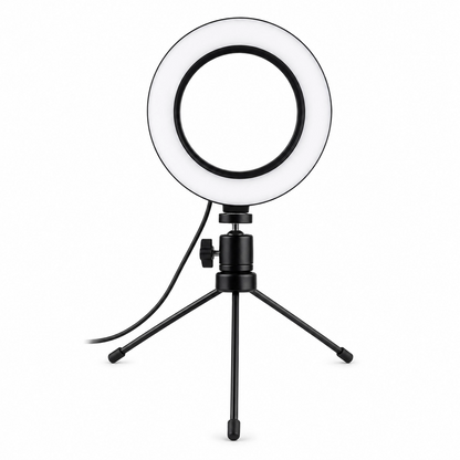 Ring Light com Tripé de Mesa