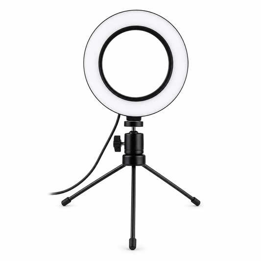 Ring Light com Tripé de Mesa